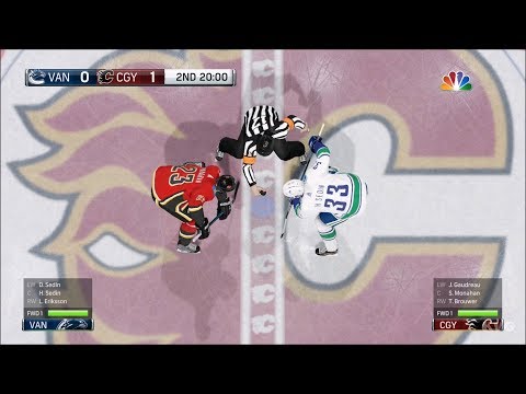 NHL 18 - Calgary Flames vs Vancouver Canucks - Gameplay (HD) [1080p60FPS]
