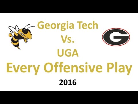 Georgia Tech vs UGA 2016: Every Offensive Play