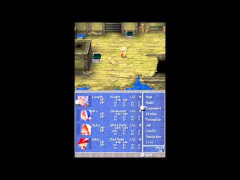 Final Fantasy III DS Walkthrough Part 30 - Surface World and Wrecked Ship