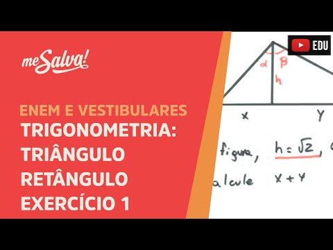 Me Salva! TRG29 - Trigonometria - Exercício: Triângulo retângulo na trigonometria 2