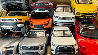 Download lagu BOX FULL OF Diecast Cars - Toyota, Honda, Bugatti, Tesla, Range Rover, Lamborghini mp3