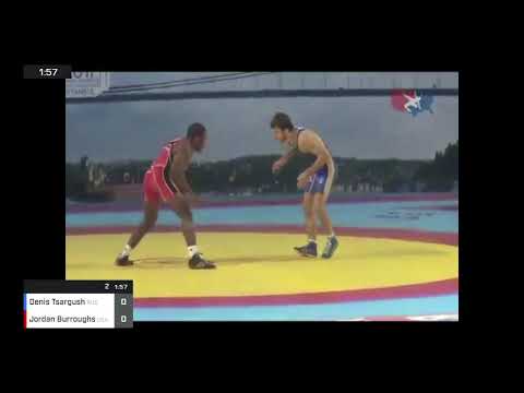 Legends Remastered, 74kg   Jordan Burroughs (USA) vs  Denis Tsargush (RUS) - 2011 Worlds Freestyle