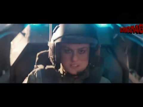 Captain marvel movie clip, captain marvel Vs skrull