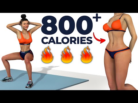 🔥 Burn 800 Calories in 40 Minutes at Home – No Equipment HIIT Workout!