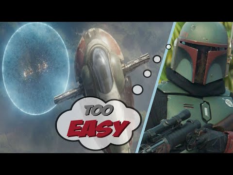 Boba Fett uses seismic charge in Slave I - Why you DON'T want to be a TIE pilot - The Mandalorian
