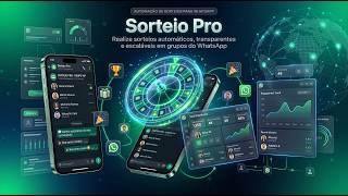 🎉 Sorteio Pro — Plataforma SaaS para Sorteios Automáticos em Grupos do WhatsApp
