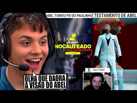 Paulinho o Loko REAGINDO a Visão do Abel Tomando PD e ao Testamento que ele Deixou!