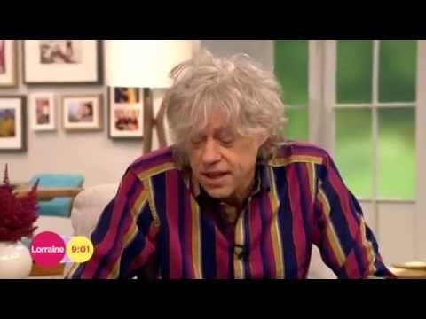Bob Geldof - first interview since Peaches death - Lorraine 4th July 2014
