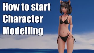 blender character modeling tutorial beginner -Part2