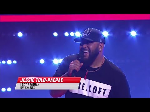 Jesse Tolo-Paepae - I Got a Woman | The Voice Australia 6 (2017) | Blind Auditions