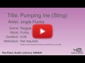 Pumping Irie Sting Jingle Punks Reggae Funky YouTube Audio Library BGM