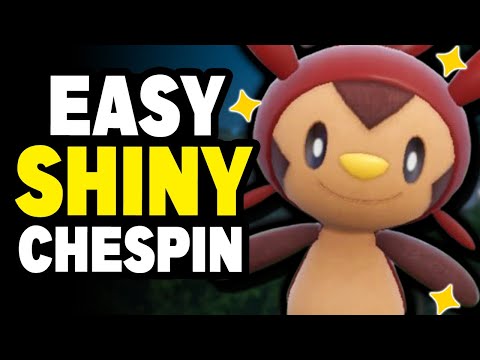 How To EASILY Shiny Hunt CHESPIN In Pokemon Legends ZA