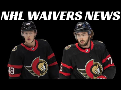 Breaking News: NHL Waivers - Sens Place JBD, Sokolov + More on Waivers