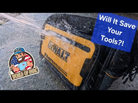 Dewalt Made A Water Resistant Bag? Tool Bag Review