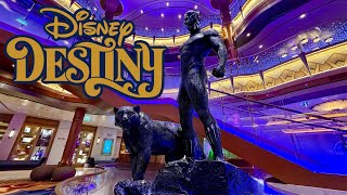 FULL Disney Destiny Ship Tour! Deck By Deck Walk Through of DCL Newest Cruise Ship!