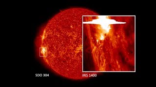 NASA | IRIS Spots Its Largest Solar Flare