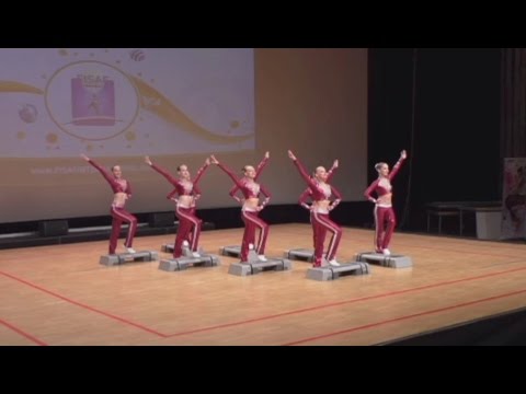 FISAF Fitness & Sports Aerobics European Championships 2016. FIN cadet Grande Step: Chaika (RUS)
