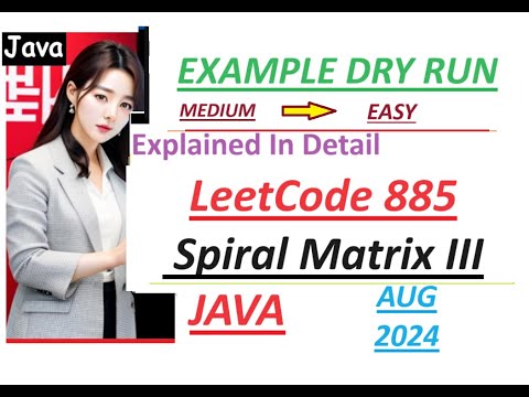 Spiral Matrix III | Leetcode 885 | Java Code | Developer Coder