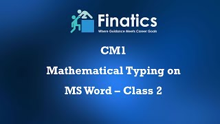 CM1 Mathematical Typing on MS Word Class 2 | Chapter - Discounting and Accumulating