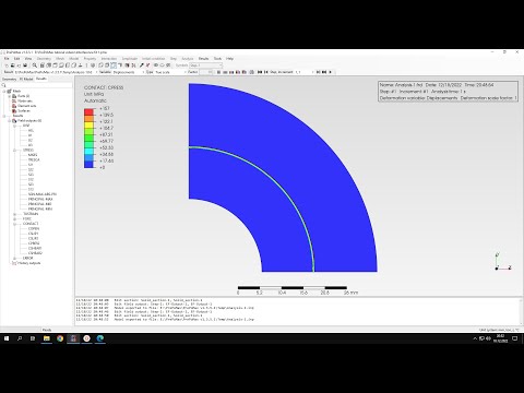 PrePoMax (CalculiX FEA) - Tutorial 29 - Interference fit (press fit / shrink fit)