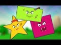 пугающие формы песни Рифма для детей Узнать формы Learn Sh