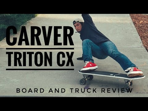 Carver Triton Series / CX trucks review | surfskate review