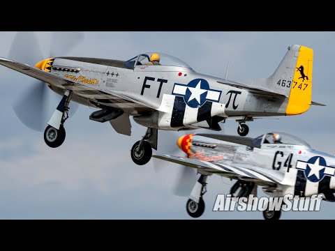 WWII Warbirds in Action  - Tuesday - EAA AirVenture Oshkosh 2024
