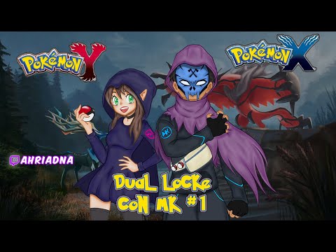 DualLocke POKEMON Y junto a OgMeik! | Ep. 1 | Inicio dificil 😅 | Ahriadna