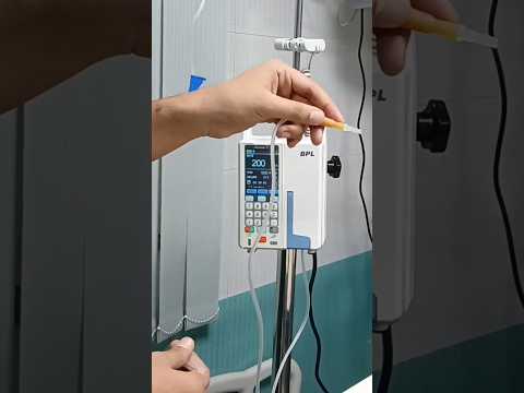 Settings drip in infusion pump #icu