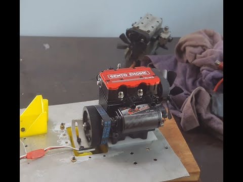 Building and Running 4 Stroke NITRO engine - SEMTO engine