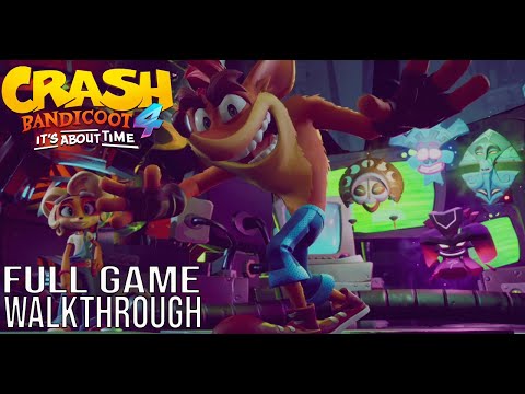 CRASH 4 Full Gameplay Walkthrough - No Commentary (Crash 4 It's About Time Full Game) 2020