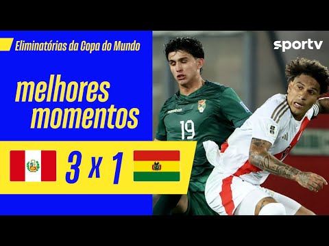 Gols e lances de Peru x Bolívia