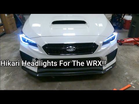 Olm Hikari LED Headlights For the WRX!!!