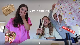 DAY IN THE LIFE - friends, sleepover, cooking &amp; unboxing