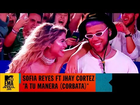 Sofia Reyes ft Jhay Cortez "A Tu Manera" Live | MTV EMA 2019
