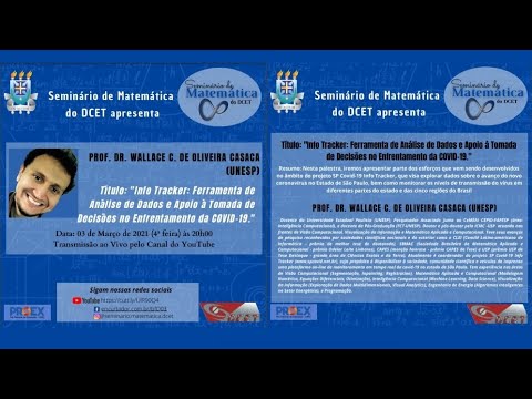 Seminário de Matemática do DCET - Prof. Wallace C. de Oliveira Casaca (UNESP)