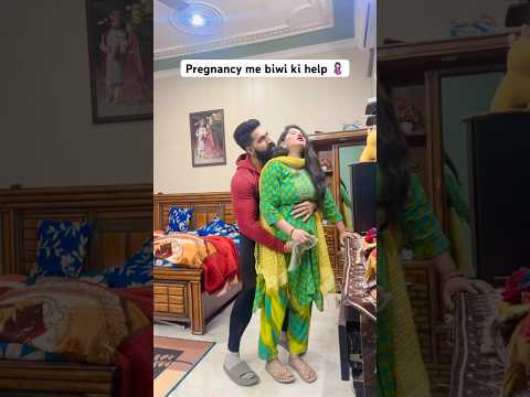 Pregnancy me biwi ki ese help kro 🤰🏻🥰 @durgakataria694 #love #pregnancy #couple #shortsviral