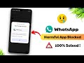How to fix Harmful App Blocked GB WhatsApp 2023 | Harmful App Blocked Fm WhatsApp