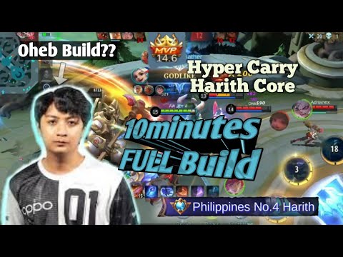 Hyper Carry Harith CORE gameplay ( Oheb Build In Just 10minutes)