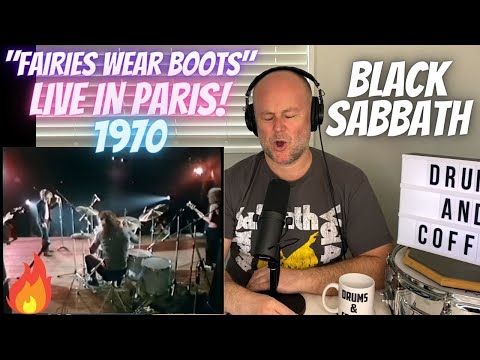 Drum Teacher Reacts: BLACK SABBATH - "Fairies Wear Boots" - Live in Paris 1970