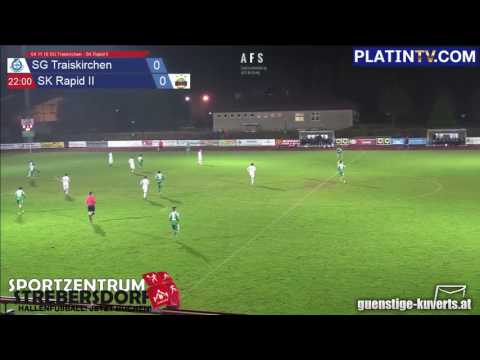 04.11.16 SG Traiskirchen - SK Rapid II - Highlight  (1. Halbzeit / 22:08) am 04.11.2016 19:56