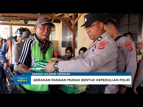 POLRESTA KENDARI GELAR GERAKAN PANGAN MURAH