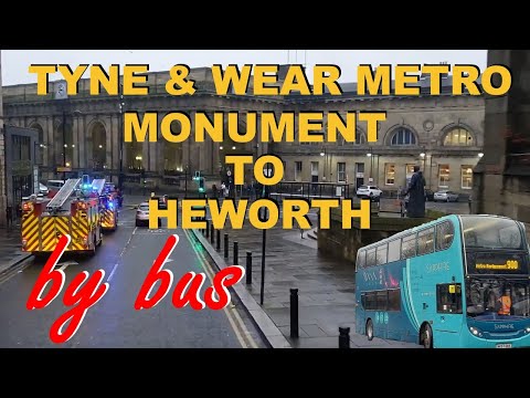 Tyne & Wear Metro : Replacement Bus : Monument to Heworth