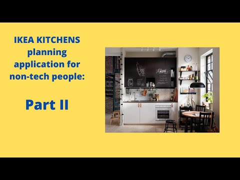 Part of a video titled IKEA Kitchen Planning Tool Tutorial: Getting started on your ... - YouTube