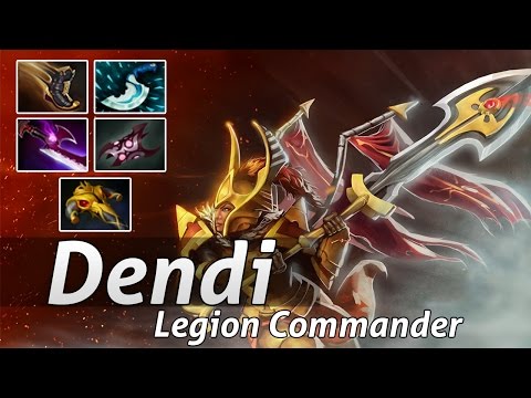 Dendi Legion Commander Hard Carry Gameplay - Dota 2 Epic Moments
