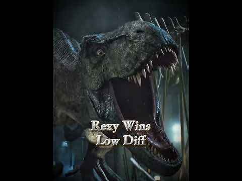 Rexy Vs Jurassic World Rebirth #jurassicworld #jurassicpark #dinosaur #tyrannosaurusrex #hybrid