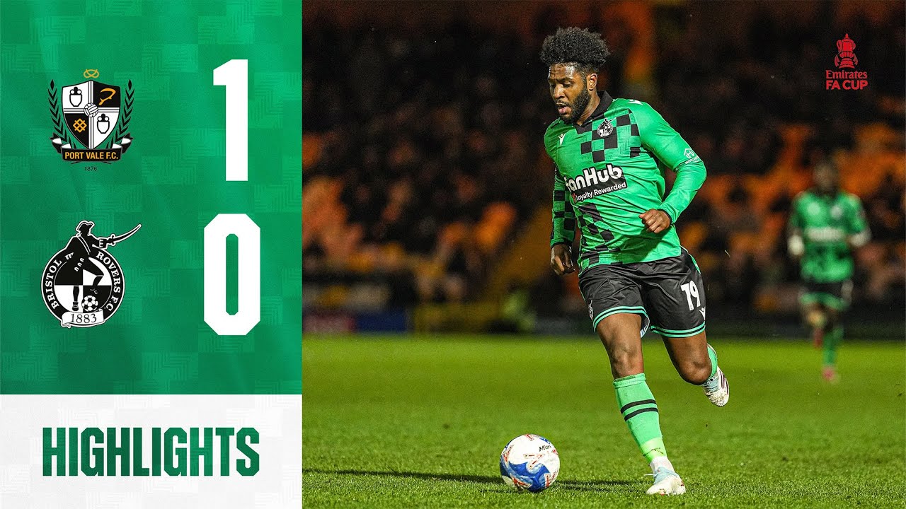 Port Vale vs Bristol Rovers Goals and Key Highlights