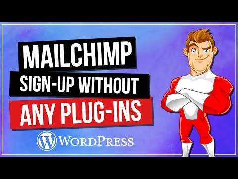 WordPress MailChimp Signup Form Without Plugins