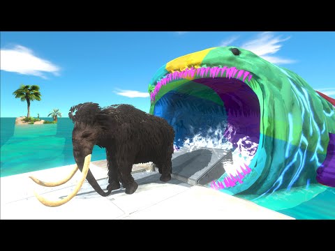 Which animal can run away from rainbow bloop? - Animal Revolt Battle Simulator