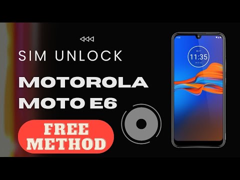 Unlock Motorola Moto E6 (6th Generation)